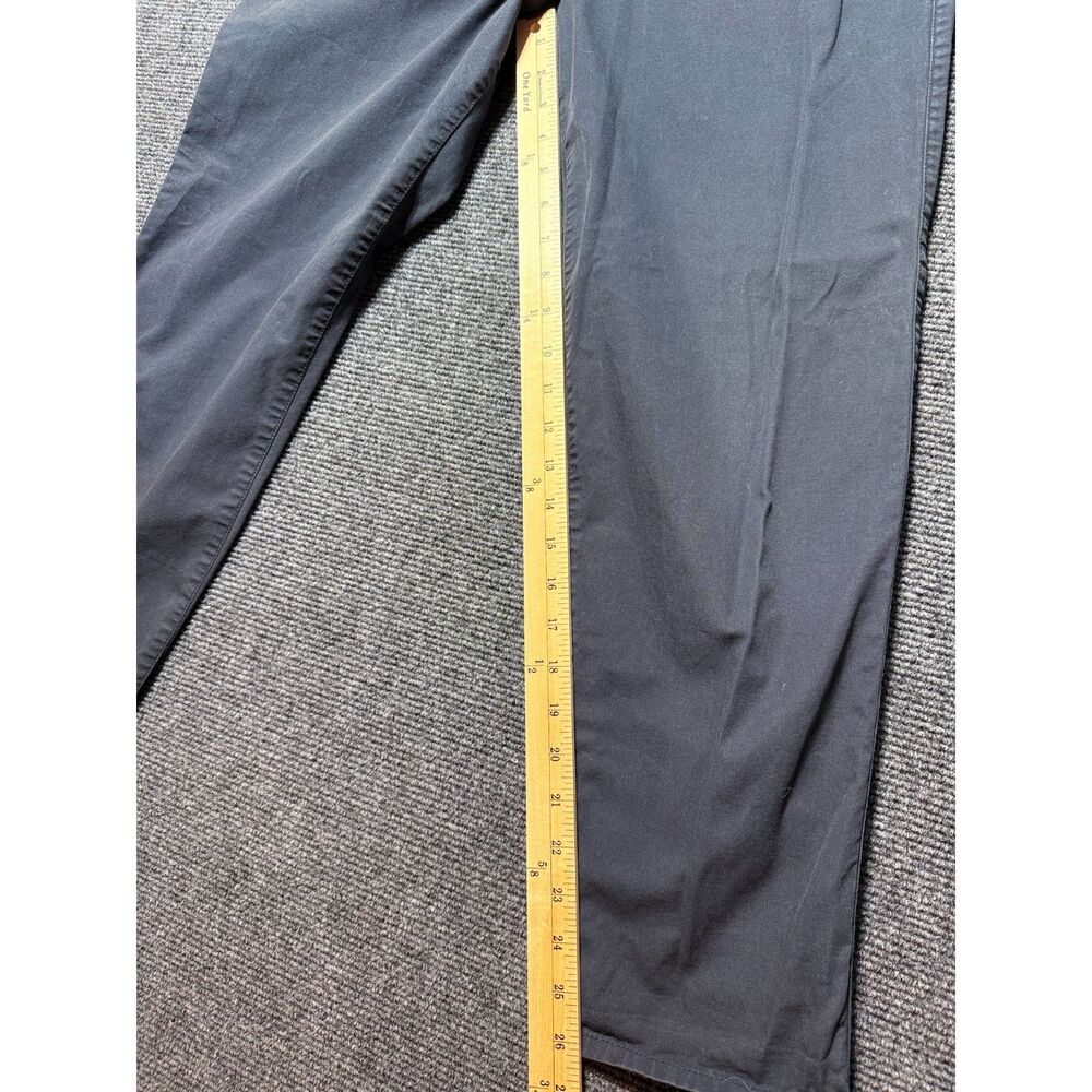 COS‎ Navy High Rise Cotton Chino Trousers US 6 Minimalist Straight Leg - Picture 5 of 7